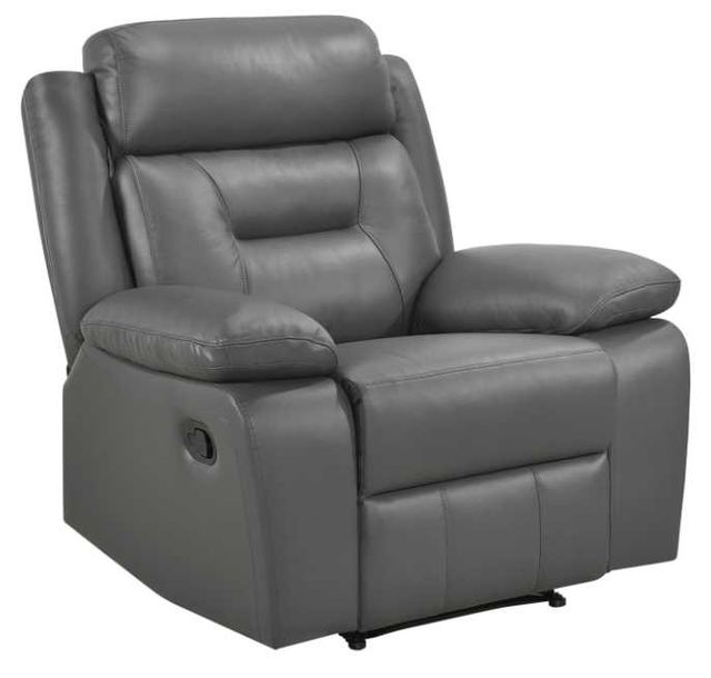 Homelegance® Laconia Dark Gray Manual Recliner-0