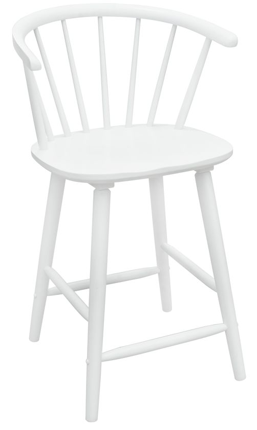 Crown Mark Janna White Counter Stool-0