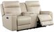 Leather Italia™ Bryant Taupe Power Reclining Loveseat-0