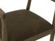International Furniture Direct Natural Teca Brown Arm Chair-4