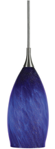Cal® Lighting & Accessories Uni Pack Blue Speckle/Brushed Steel Pendant-0