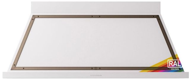 Ilve® Nostalgie II Noblesse 60" RAL Color Wall Mounted Range Hood with Burnished Trim-0
