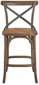Furniture Classics Bentwood Brown Counter Stool with Metal Back-3