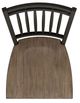 Liberty Furniture Magnolia Manor Antique Black/Weathered Bark Spindle Back Dining Side Chair-5