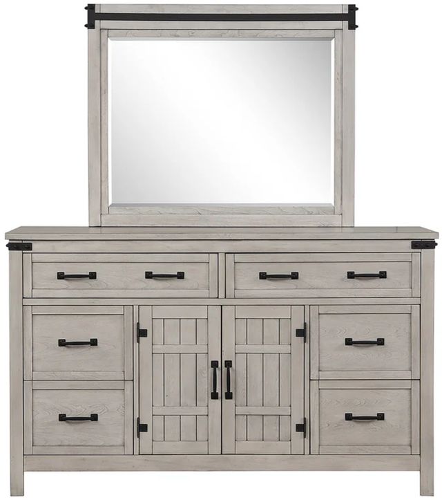 Legends Home Alexandria Mountain Mist Dresser and Mirror-1