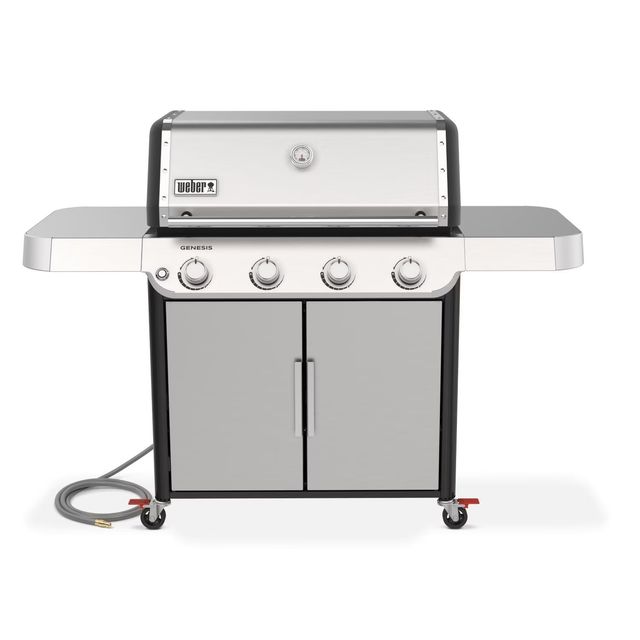 Weber® Genesis S-415 4-Burner Stainless Steel Freestanding Natural Gas Grill-0
