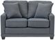 La-Z-Boy® Kennedy Navy Loveseat-1