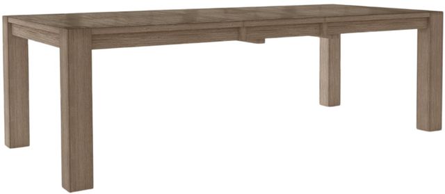 A-America® Anacortes Dark Taupe Leg Dining Table-2