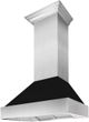 ZLINE 30" Matte Black Outdoor Wall Mounted Range Hood -1