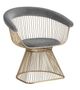 VIG Furniture Modrest Lauren Gold/Gray Dining Chair-0