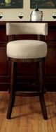 Furniture of America® Lynsey 2-Piece Beige/Dark Oak Counter Stool Set-0