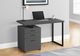 Monarch Specialties Inc. Grey Computer Desk-0