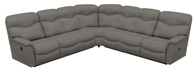 La-Z-Boy® James 5-Piece Charcoal Manual Reclining Sectional-0