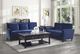 Homelegance® Dunleith Blue Loveseat-1