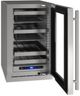 U-Line® 18" Stainless Steel Wine Cooler-3