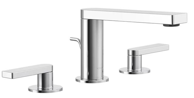 KOHLER® Composed® Polished Chrome Widespread Bathroom Sink Faucet with Lever Handles-0