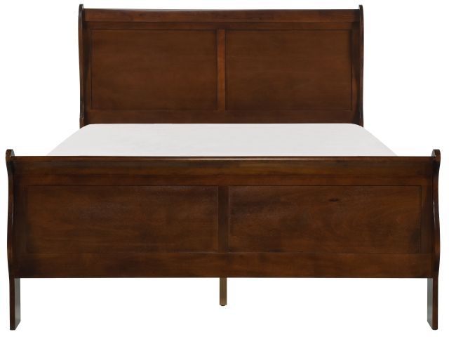 Homelegance® Mayville Brown Cherry California King Sleigh Bed-2
