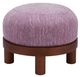 Zuo® Modern Gome Walnut/Wisteria Purple Ottoman-2
