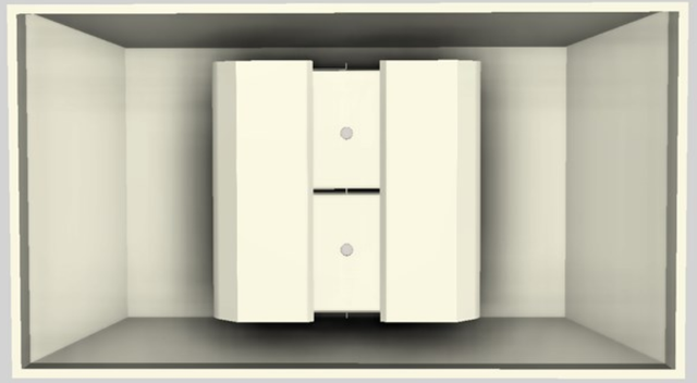 Vent-A-Hood® 54" Biscuit Euro-Style Island Range Hood-2