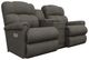 La-Z-Boy® Pinnacle Graphite Power Wall Reclining Loveseat with Console, Headrest, and Lumbar-0