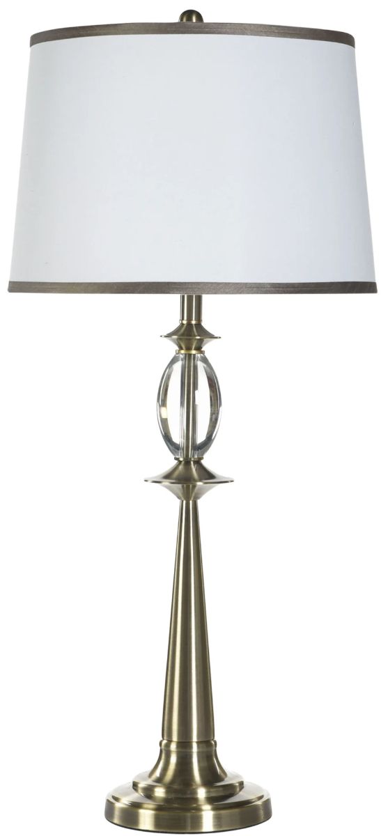 Stylecraft Antique Brass Table Lamp-0