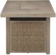 Signature Design by Ashley® Beachcroft Beige Outdoor Rectangular Fire Pit Table-3