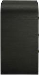 TOV Furniture Hump Black Arched Bedside Chest-3