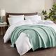 Olliix by INK+IVY Bree Knit Aqua 50" x 60" Throw-4