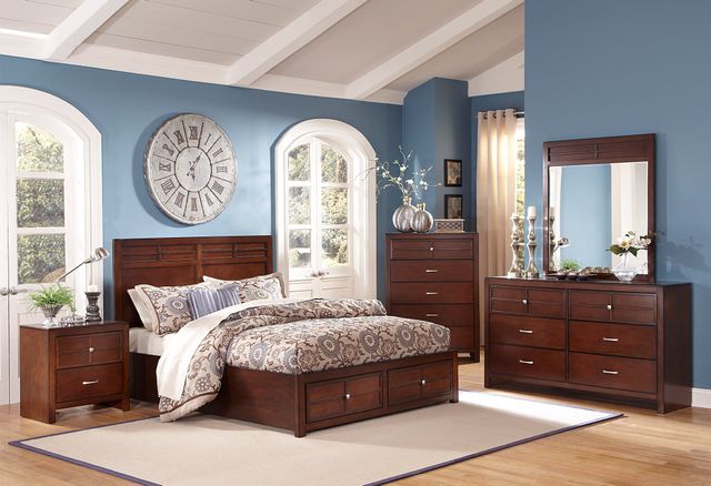 New Classic® Home Furnishings Kensington Burnished Cherry Dresser Mirror-2