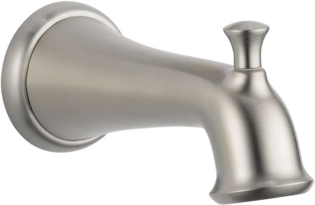 Delta Linden® 3" Stainless Pull-Up Diverter Tub Spout-0
