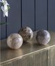 A & B Home 3-Piece Brown Decorative Spheres-5