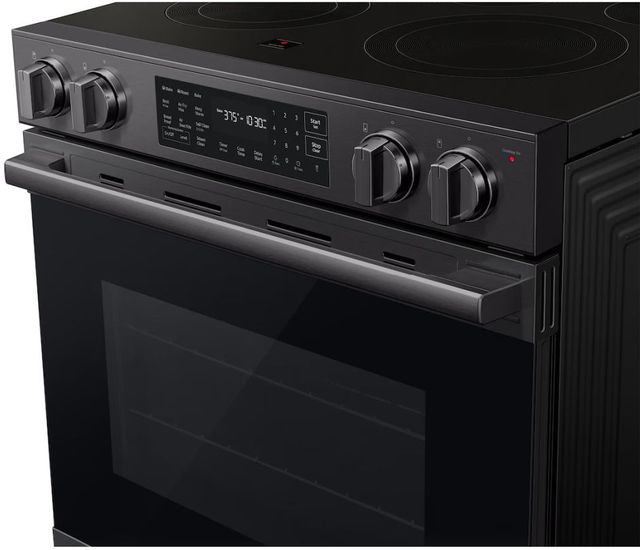 Samsung 30'' Matte Black Slide-In Electric Range with Air Sous Vide-3