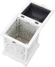 A & B Home 2-Piece Black/White Lanterns-3