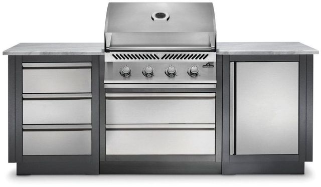 Napoleon OASIS™ 100 87" Stainless Steel Gas Grill-0