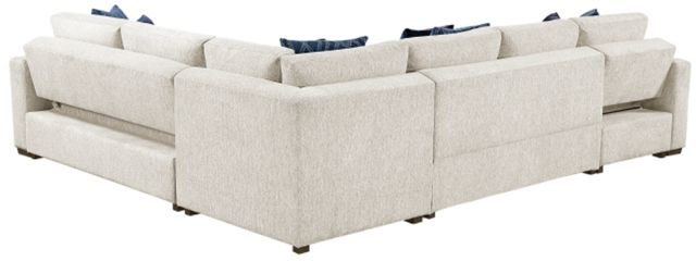 Homelegance® Isla 4-Piece Beige Sectional with Reversible Chaise, Pull-out Bed and Hidden Storage-4