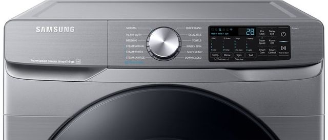 Samsung Platinum Front Load Washer & Gas Dryer Laundry Pair-4