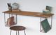 Kalalou Honey Wood Wall Desk/Shelf With Two Wire Baskets-0