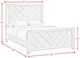 Elements International Eleanor White Queen Panel Bed-2