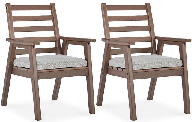 Signature Design by Ashley® Emmeline 5-Piece Brown Outdoor Dining Set-2