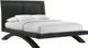 Elements International Allan Black Twin Bed-0