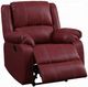 ACME Furniture Zuriel Red Manual Motion Rocker Recliner-3