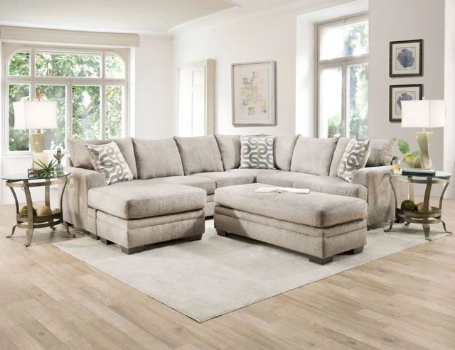Behold™ Home Bailey 2-Piece Cream L-Shaped Sectional-1