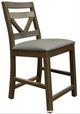 International Furniture Direct Loft Brown/Gray 24" Counter Stool -0