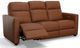 Flexsteel® Broadway Cinnamon Power Reclining Sofa with Power Headrests-3