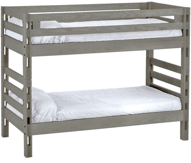Crate Designs™ Furniture Storm Twin/Twin Ladder End Bunk Bed-0