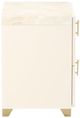 Michael Amini® Fantosini Gold Creamy Pearl Nightstand-2