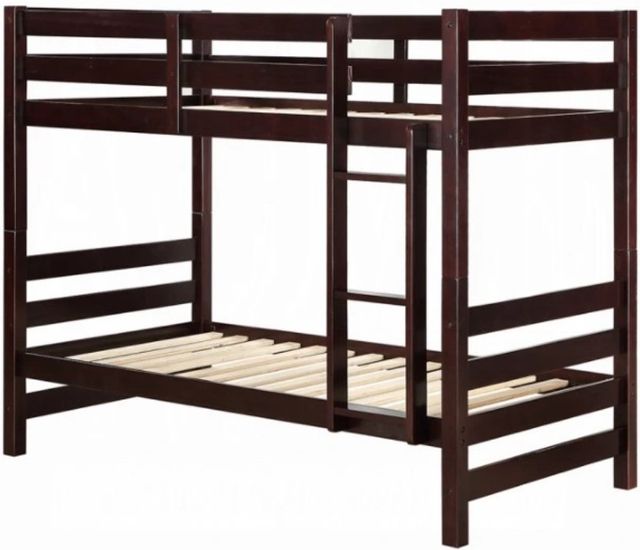 ACME Furniture Ronnie Espresso Twin Over Twin Youth Bunk Bed-1