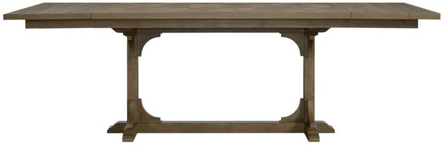 Bernards Tarrington Almond Counter Trestle Dining Table-3
