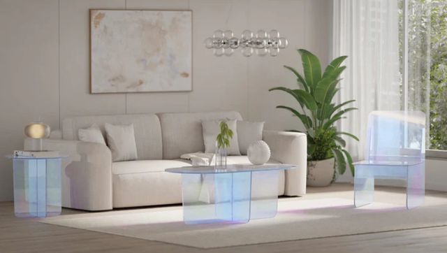Modus Furniture Fomo Iridescent Small End Table-1