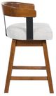 Signature Design by Ashley® Ralene Medium Brown Swivel Bar Stool-2
